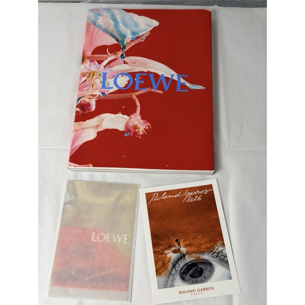 LOEWE Magazine Book + Sealed Postcard Set Roland Garros 2026 Collector